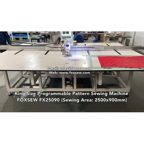 Super-grande machine à coudre à motif automatique programmable