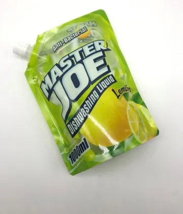 Custom Printed Dishwashing Liquid Spout Pouch