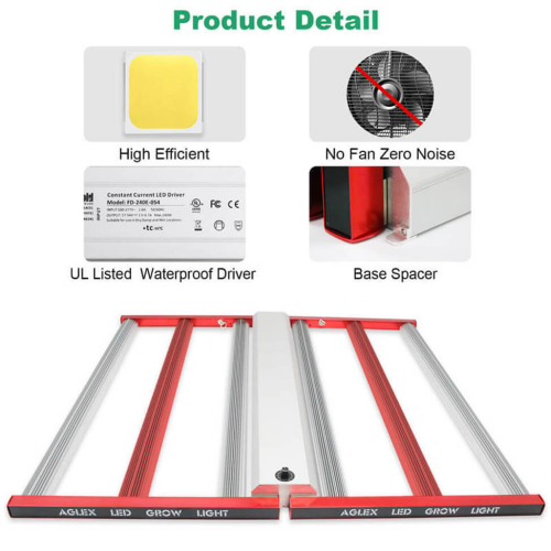720W Foldable Full Specrtum Led Grow Bar Light