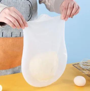Silicone dough kneading bag