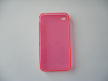 Rose Red Anti-scratch Soft Plastic Cell Phone Cases For Iphone 5 / 5s