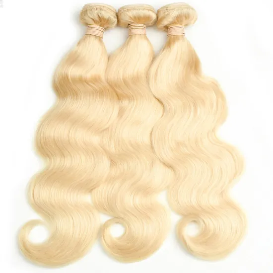 Peruvian Virgin Hair 613 Blonde Bundles With Closure Body Wave 3 Bundles With 4x4 Lace clsoure 613 Color 8-30inch Body Wave