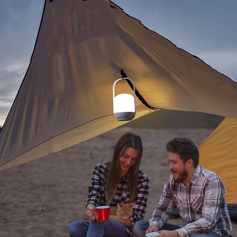Portable Battery Powered LED Luminaire Camping Light 16 Color Changing RGB Beside Atmosphere Night Table Lamp