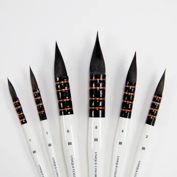 Premium Professional Artist Paint Brushes: Acrylic, Watercolor, Oil - Made with Animal Hair