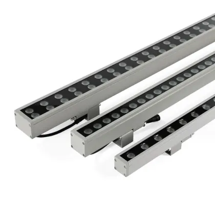 PrecisionGlow RGBW Wall Washers - 8pcs Linear LED Bar for Outdoor Lighting