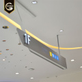 Signes de gare routière caisson lumineux d&#39;extrusions en aluminium à LED