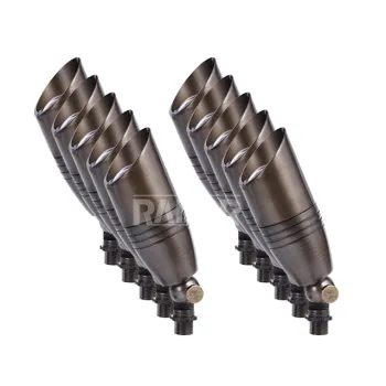 Radar Heavy Duty Brass Spotlight with 3 Feet Lead Wire - Outdoor Lighting (Lamp Not Included)