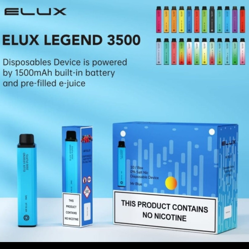 Hot Vape Elux Legend 3500 Puffsブルーベリーザクロ