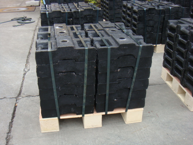 Cast Iron/Steel Counter weight for Suspended Platform