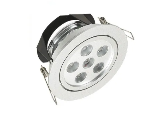 6w White / Warm White Recessed Aluminum Led Ceiling Light Fixture