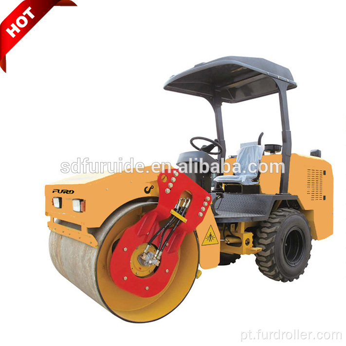 Rolo compactador vibratório hidráulico de 3 toneladas Rolo compactador vibratório hidráulico de 3 toneladas Rolo compactador vibratório hidráulico de 3 toneladas Rolo compactador FYL-D203