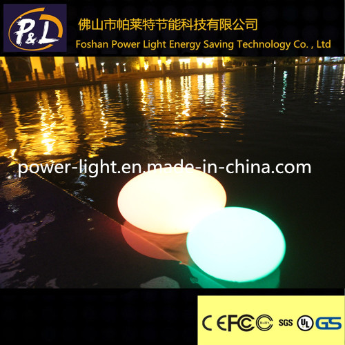 Piedra decorativa impermeable al aire libre recargable LED luz