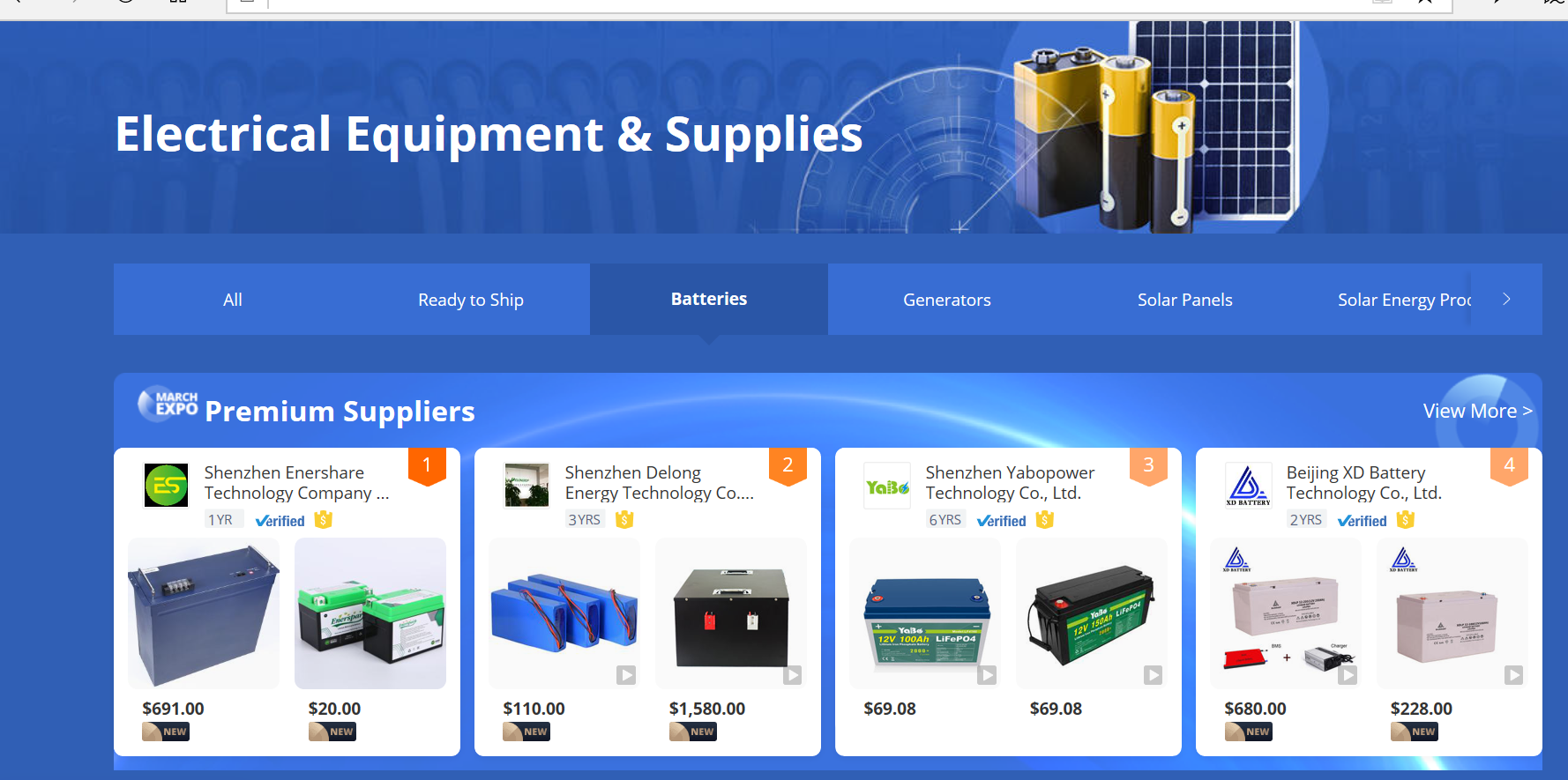 top 1 battery supplier