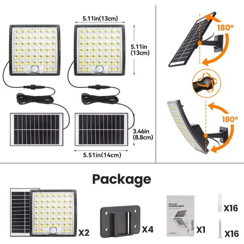 Luz de inundación LED de arco de 80 W