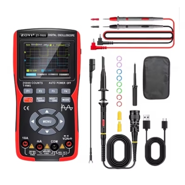 ZOYI ZT703S 3-in-1 Digital Multimeter with 50MHz Bandwidth and Oscilloscope Functionality