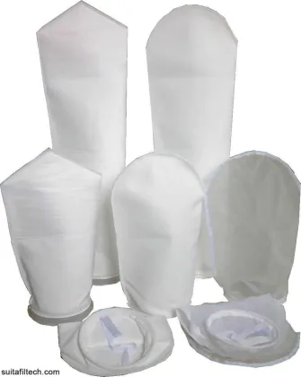 Micron filter bags for liquid filtration