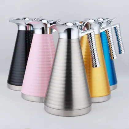 Stainless Steel Insulated Coffee Pot - Hot Sale 1.2/1.5L Thermos Kettle