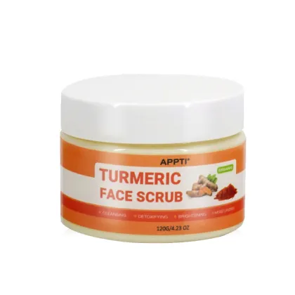 Turmeric Face Scrub: Remove Dark Spots & Acne, Exfoliating Brightening Scrub