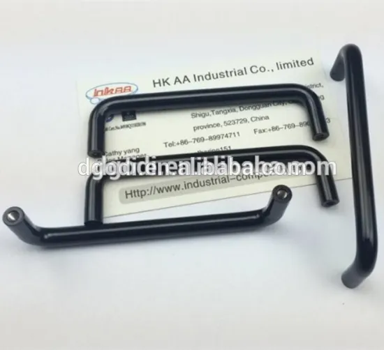Factory price black aluminum tube bending