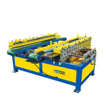 High Precision ST12 Air Duct Double Linkage TDF Flange Forming Machine