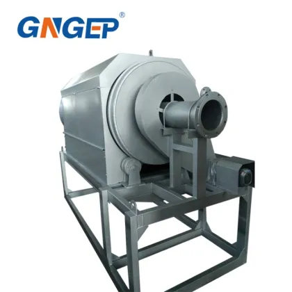 Internally fed drum screen rotary drum screen