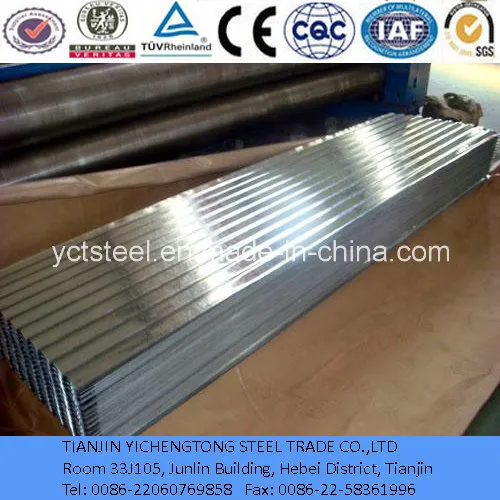 Galvanized Sheet Steel Corrugated Specification