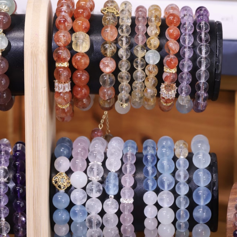 Handmade Beaded Jewelry with Crystal Accents