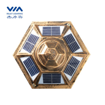 outdoor black body solar light led headlight