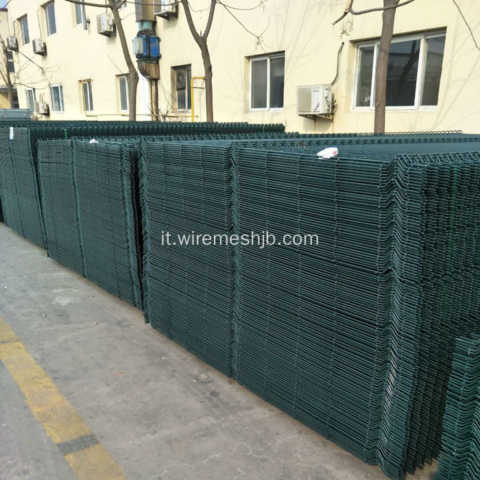 Rete metallica del recinto saldata ricoperta PVC del PVC 1.8M