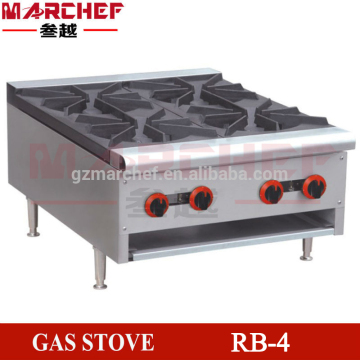 4 Burners komercyjny stół kuchenny Top Burner Burner Sprzęt/Gas Gotowa Top/Komercyjny zakres gotowania