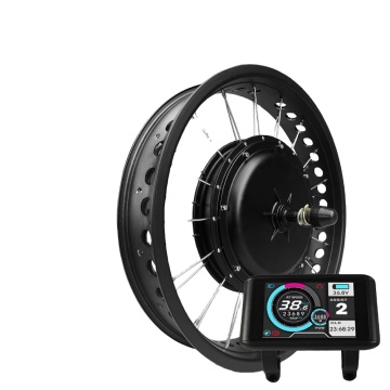 48V 1000W Ηλεκτρικό κιτ μετατροπής ποδηλάτου με κινητήρα χωρίς ψήκτρες και 4,0 ελαστικό για ποδήλατα χιονιού