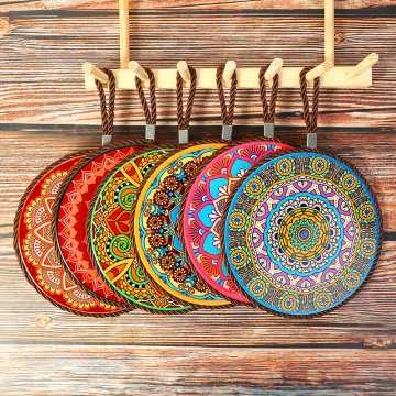 Cork ile özel süblimlenmiş ısıya dayanıklı seramik placemats