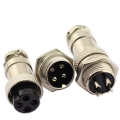 4-Pin Male Female Thread GX12 Aviation Plug Connector