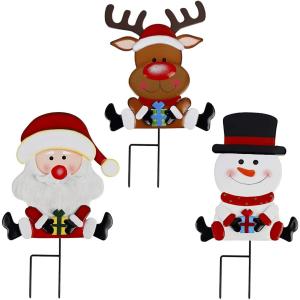 Decoration Outdoor of Snowman, Santa Claus, Reindeer