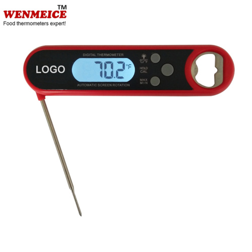Digitale vleesthermometer voor het grillen. Waterdichte thermometer voor direct aflezen