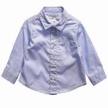 Baby's/kid's striped shirt, made of 100% cotton