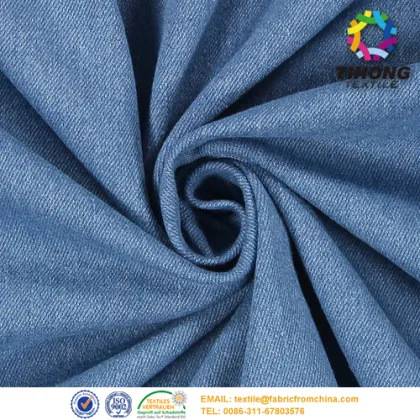 Twill denim fabric for man jeans shirt