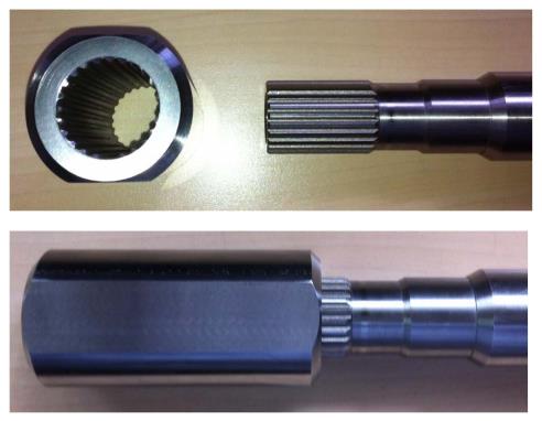 About the Extruder Shaft drvie spline nut