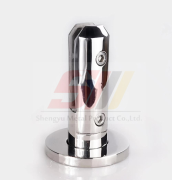 Stainless Steel Glass Pool Deck Fence Round Spigots