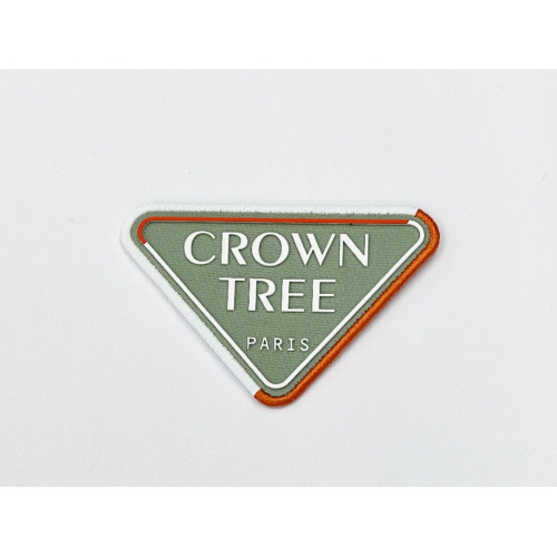 Patch brodé en silicone composite