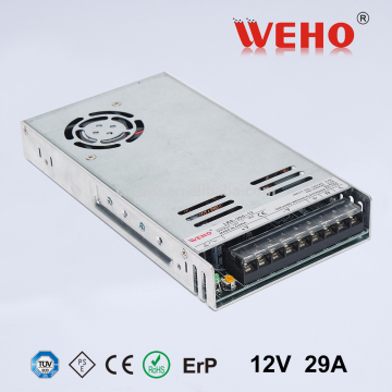 smps 30mm low profile design 350w 12v dc switching led power supply