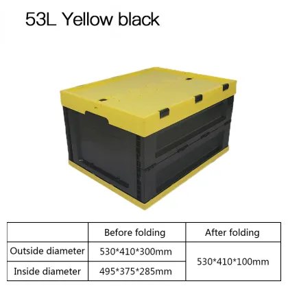 collapsible plastic box, plastic folding rectangular box