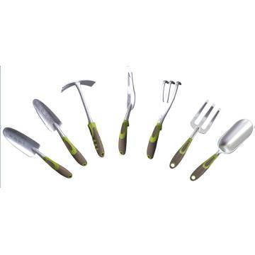 Alu. hand tools with ergo finger protect handle