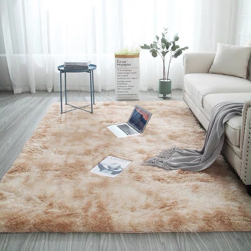 Wholesale Soft Fluffy Carpets: Vibrant Colorful Shaggy Rugs & Luxury Fur Polyester Floor Mats for Living Room Decor