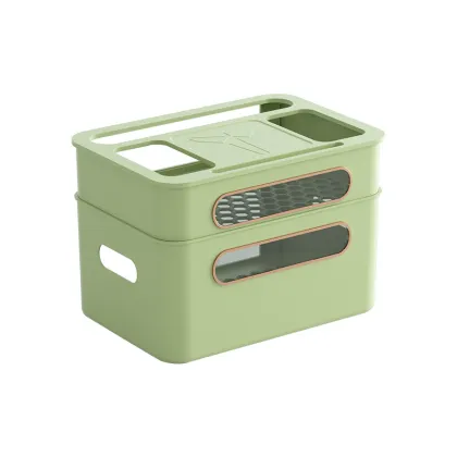 Wireless WiFi Router, Optical Network Unit, Storage Box, Set-Top Box, Cable Shelf for Living Room