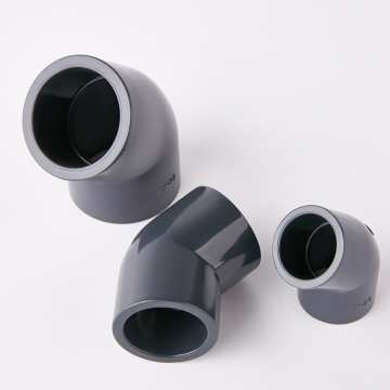 ANSI Schedule 80 PVC 45 Degree Elbow, 1/2" to 6" - ASTM D2467 Industrial uPVC Fitting