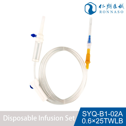 Equipo de infusión desechable estéril para uso médico