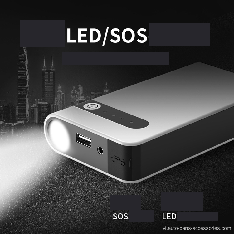 USB Power Bank Ultra-Thin 12V Pin Jump bắt đầu