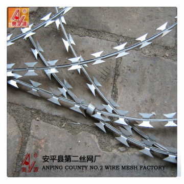 ss/stainless steel concertina razor barbed wire price