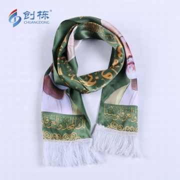 Högkvalitativ anpassad scarf för reklamlogotyp